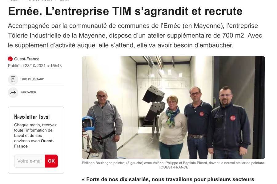 toute l'actualité de l'entreprise TIM